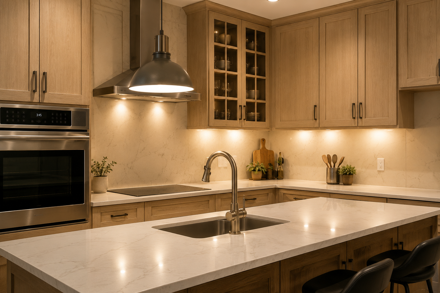 Custom kitchen cabinets